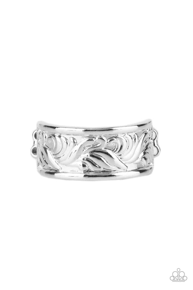 Paparazzi Billowy Bands-Silver