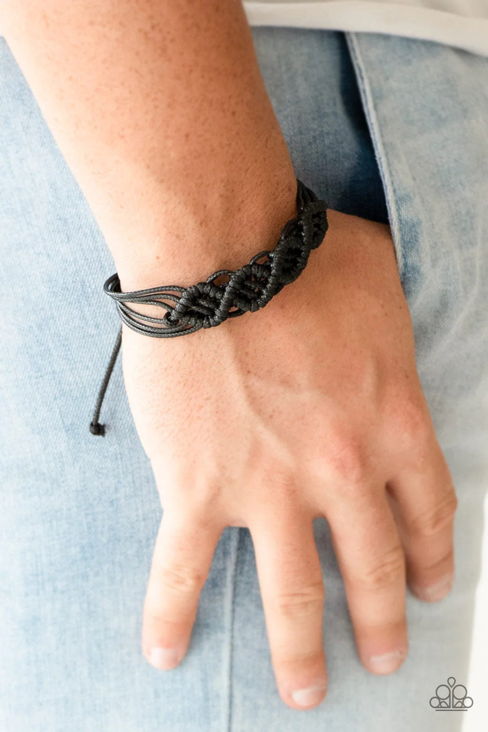 Paparazzi Boondocks and Bonfires-Black Urban Bracelet