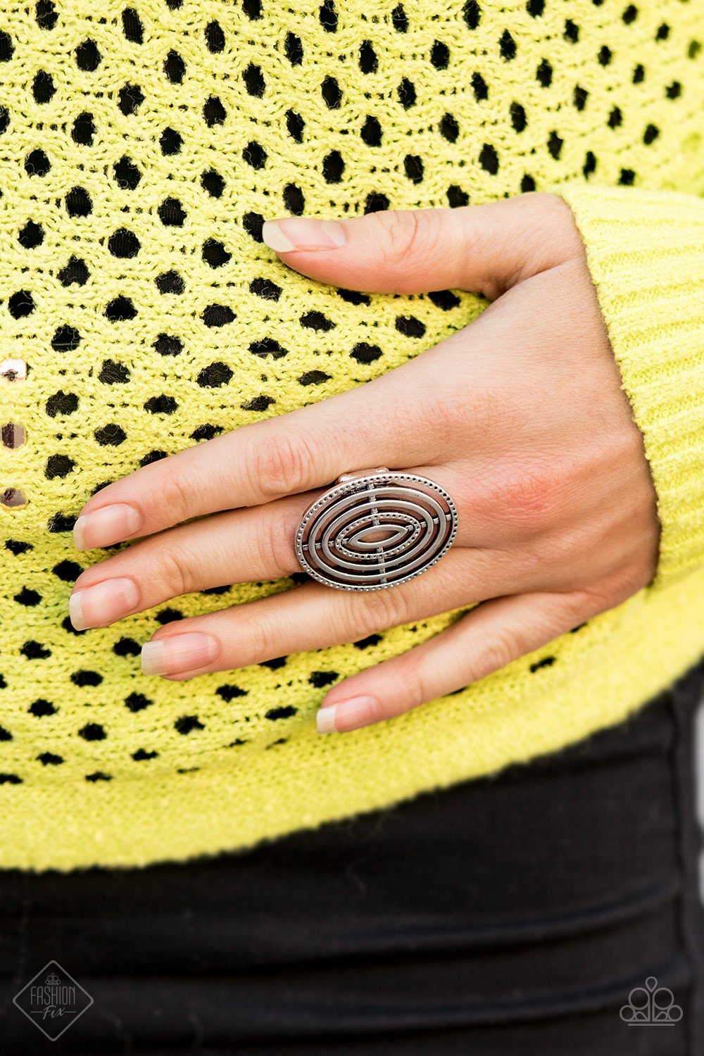 Paparazzi Center Target-Silver