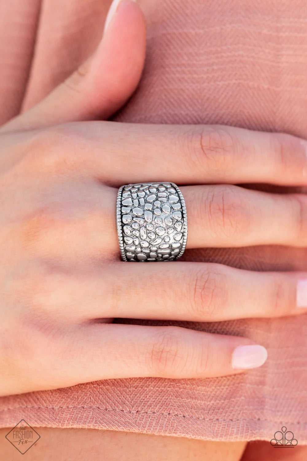 Paparazzi Dotted Decorum-Silver