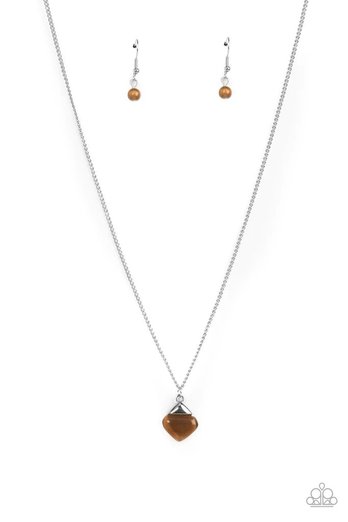 Paparazzi Gracefully Gemstone Brown