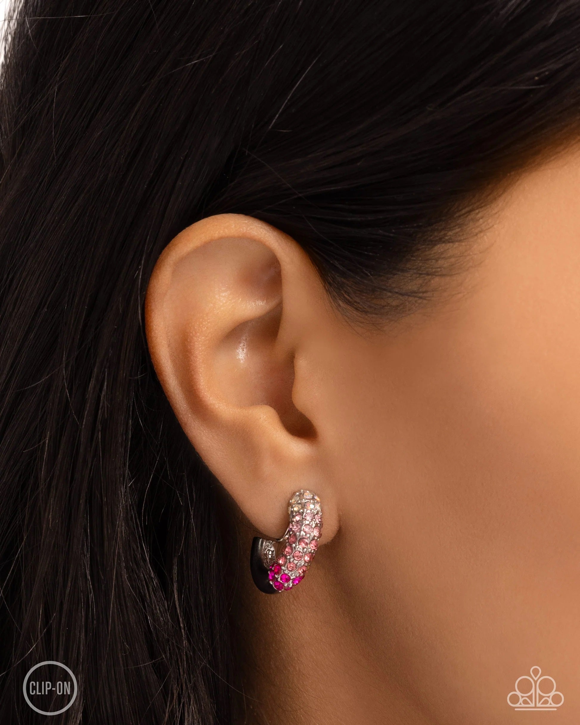 Paparazzi Ombre Observer Pink Clip On