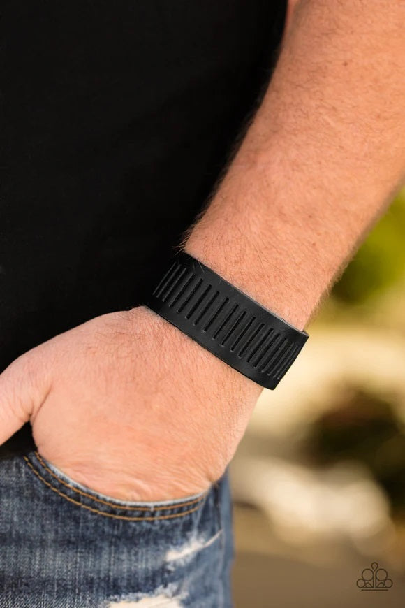 Paparazzi Take a Drive- Black Urban Bracelet