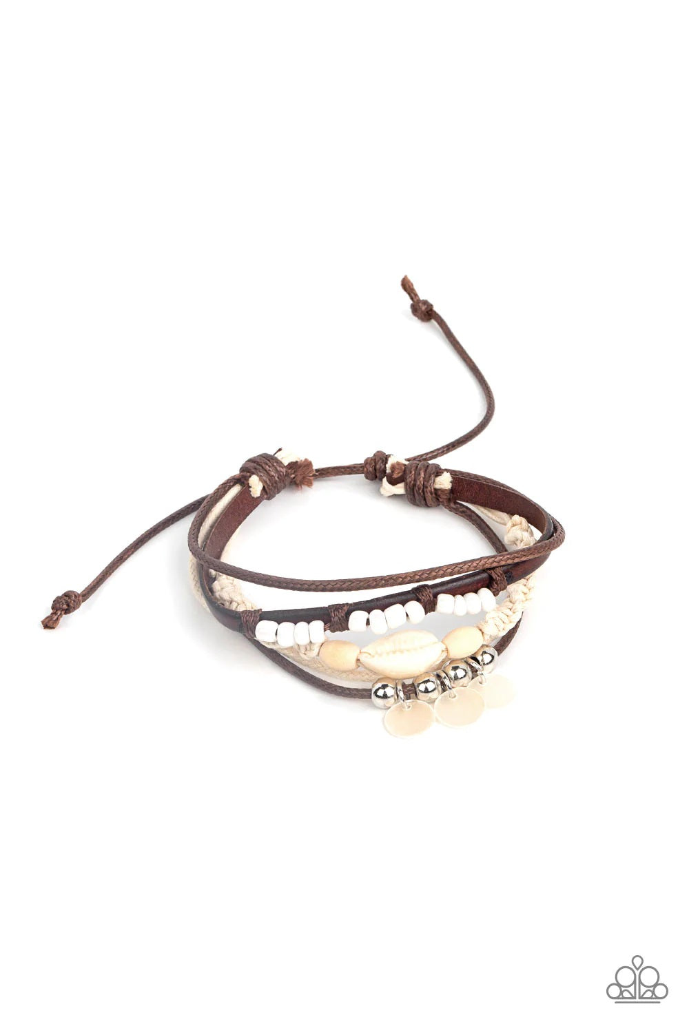 Paparazzi Tidal Dream-White-Urban Bracelet