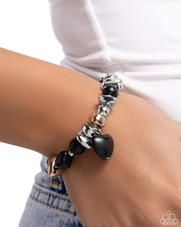 Paparazzi Adorably Asymmetrical-Black