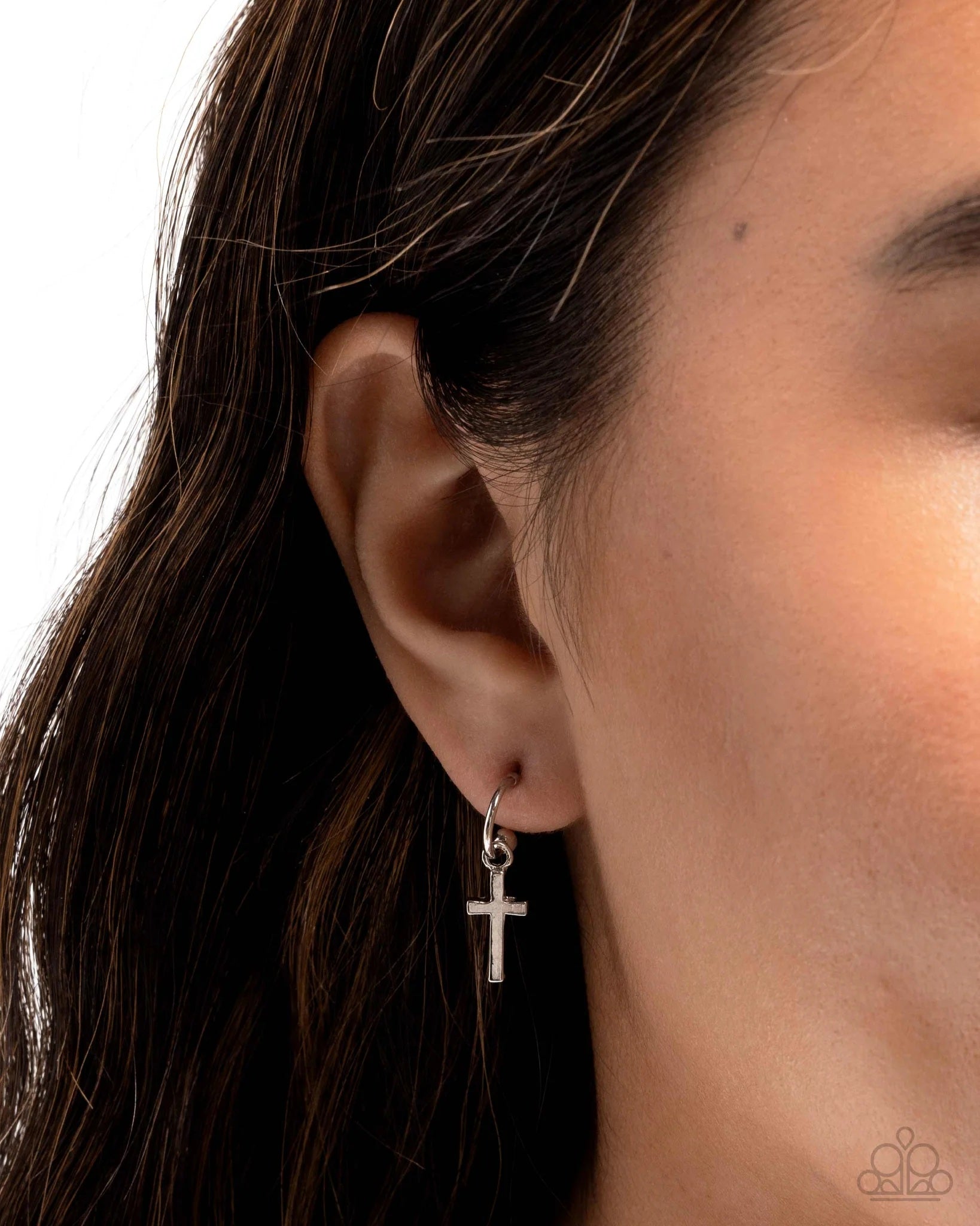 Paparazzi Daily Divinity-Silver Hoop Earring