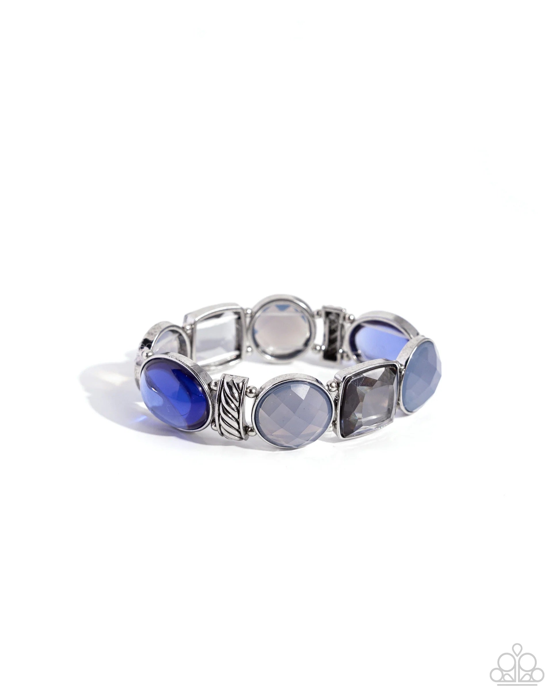 Paparazzi Glassy Generosity Blue