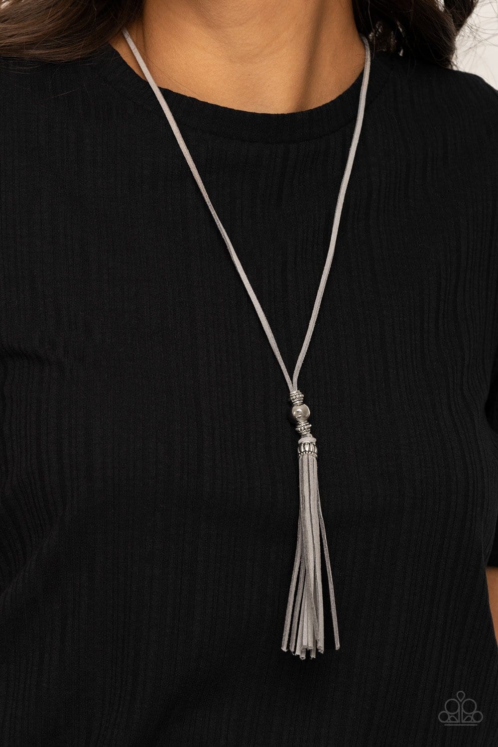 Paparazzi Hold My Tassel Silver