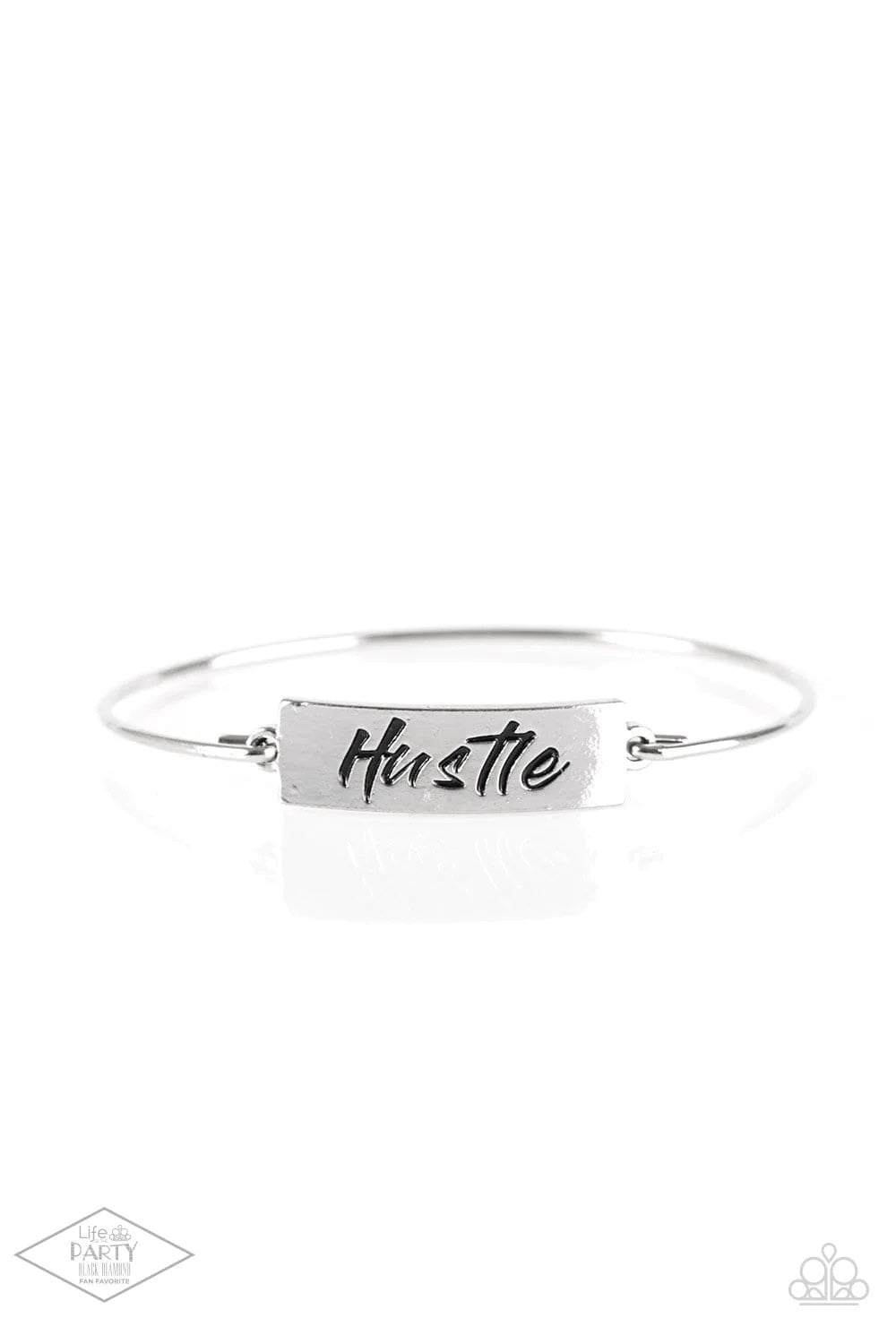 Paparazzi Hustle Hard Silver
