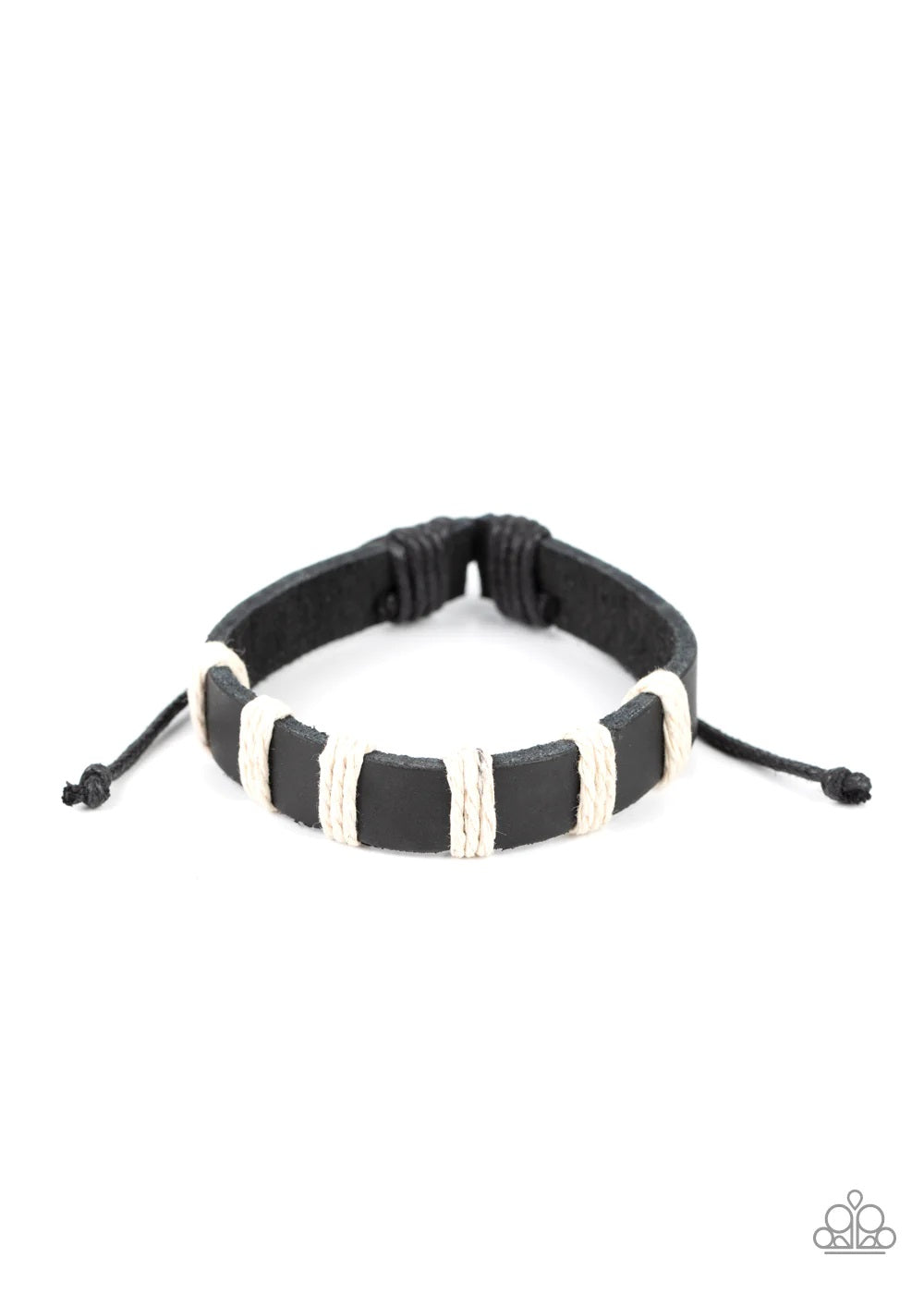 Paparazzi Put Up a Brave Frontier-Black Urban Bracelet