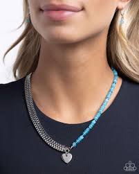 Paparazzi Squared Sweetheart Blue