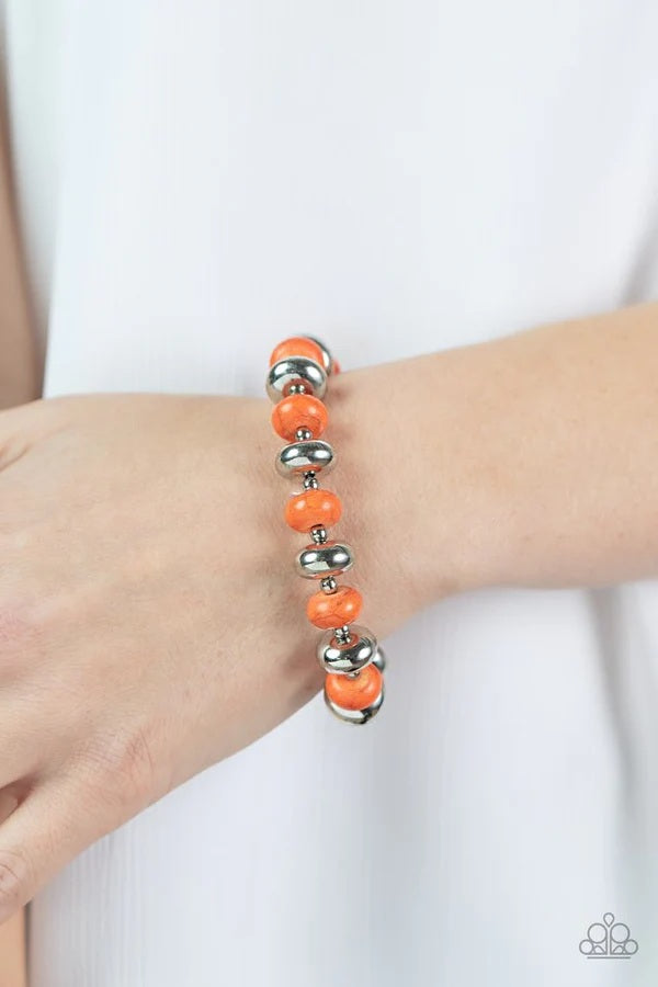 Paparazzi Stone Age Aesthetic-Orange