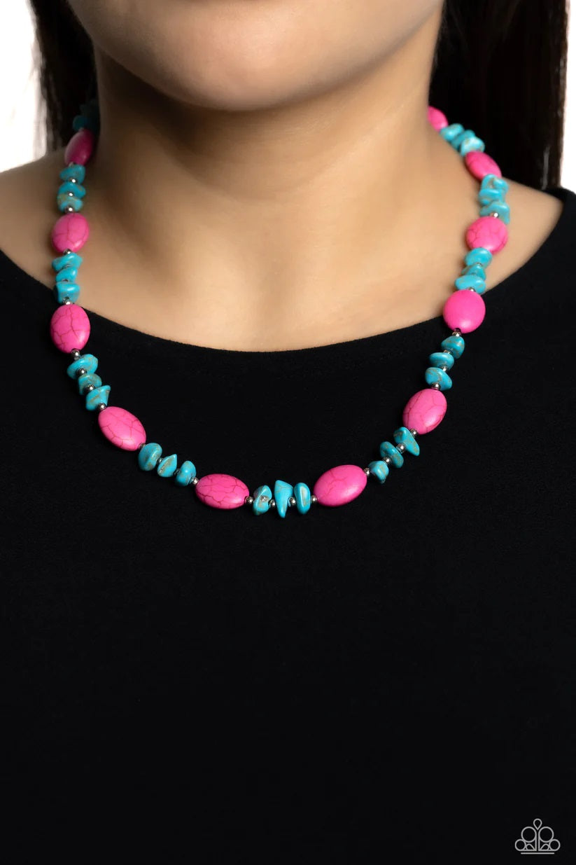 Paparazzi Stone Age Showcase Pink
