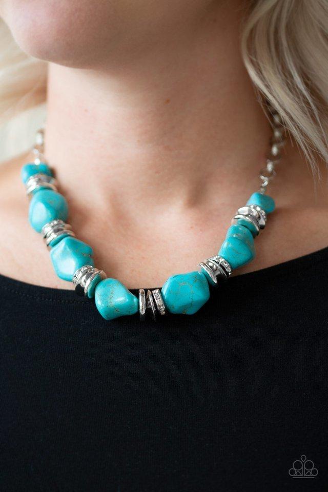 Paparazzi Stunningly Stone Age Blue
