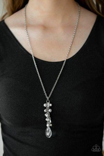 Paparazzi Teardrop Serenity Silver