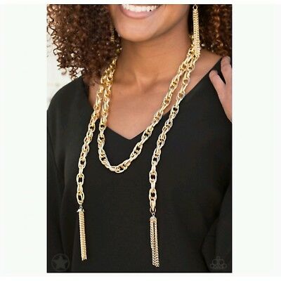 Paparazzi Scarfed for Attention-Gold